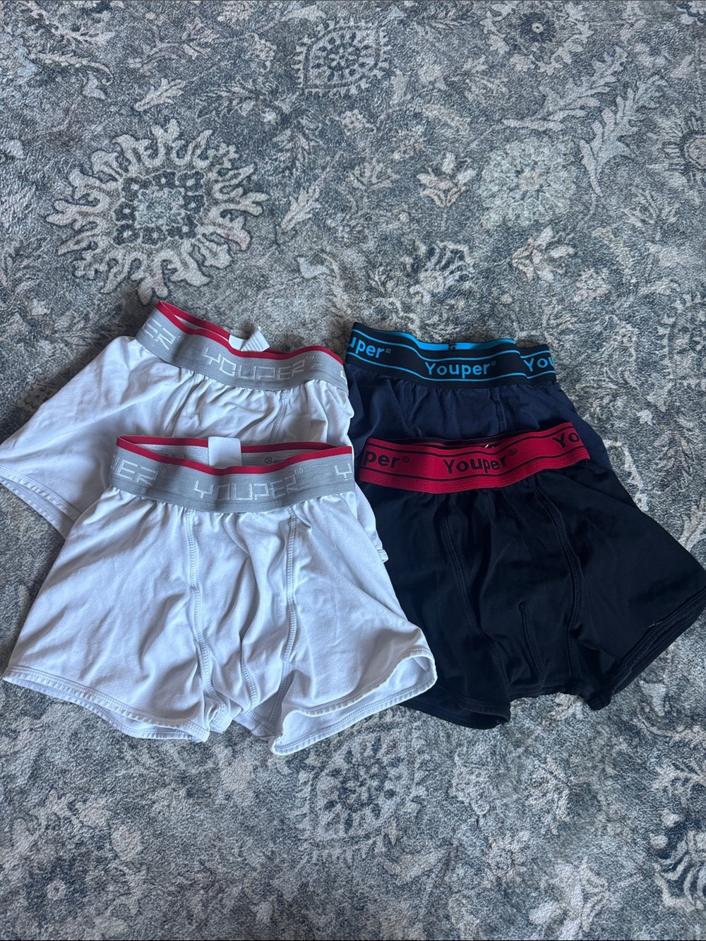4 Pair Youper Boys Athletic Cup Underwear